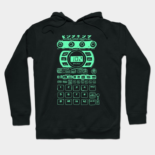 Roland SP 404 SX Sampler - Music Production Hoodie by O. illustrations